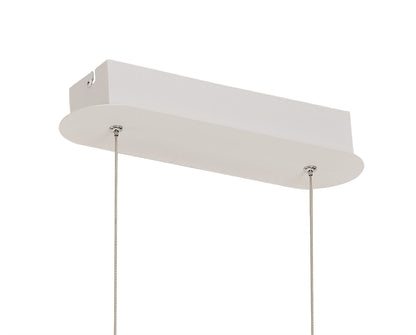 Mantra Tsunami 4 Light Linear Pendant, 48W LED, 3000K, 3600lm, Sand White, 3yrs Warranty