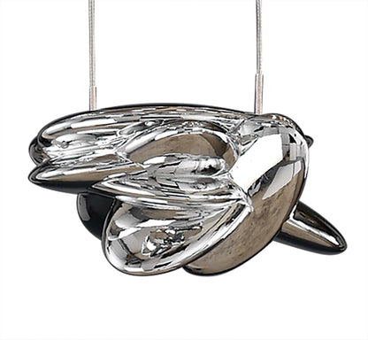 Mantra M5902 Nido Pendant 62cm Round 5 + 4 Lights 30W + 20W LED 3000K, 4000lm, Chrome, 3yrs Warranty