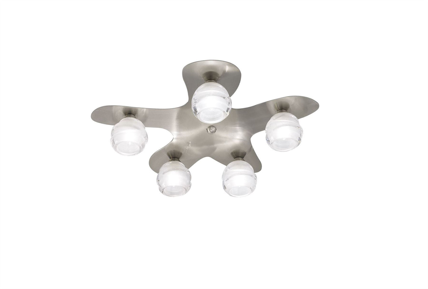 Mantra M1819 Loop Ceiling 5 Light G9 ECO, Satin Nickel