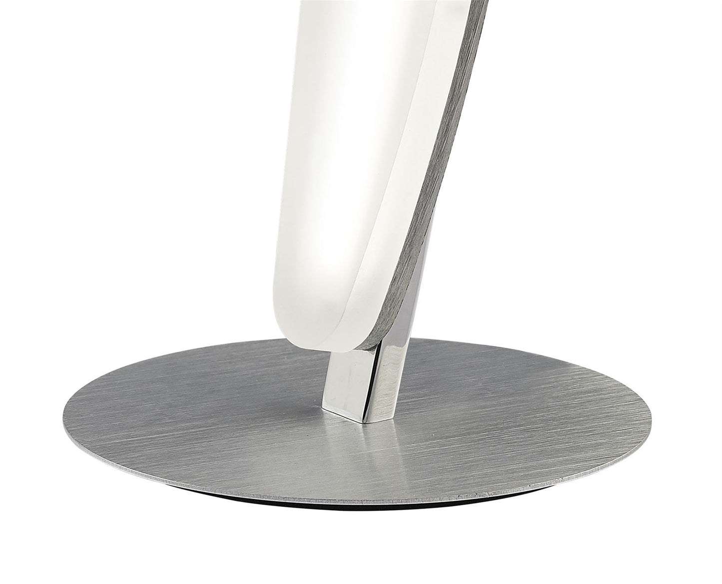 Mantra M4085 Hemisferic Table Lamp 6W LED 3000K, 540lm, Satin Aluminium/Frosted Acrylic, 3yrs Warranty
