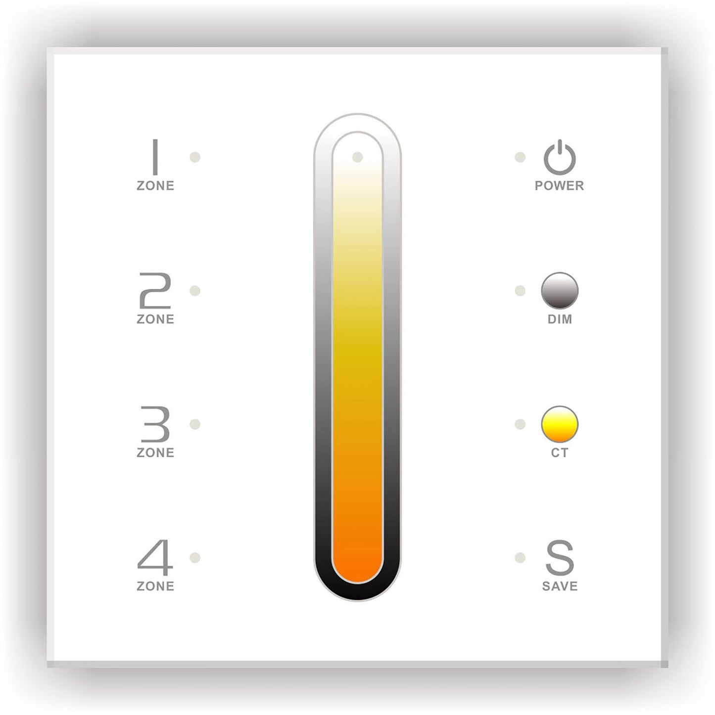 LTECH DMX/RF RF 2.4GHz + DMX 512, CT Controller Touch Panel, 4 Zone Control, Use with R4-5A/R4-CC Reciever, 100-240V~50/60Hz, 30m Range, IP44, 5yrs Warranty Controllers