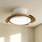 Aloha 52cm 45W LED Dimmable Ceiling Light With Built-In 30W DC Reversible Fan, Wood, 3500lm, 5yrs Warranty