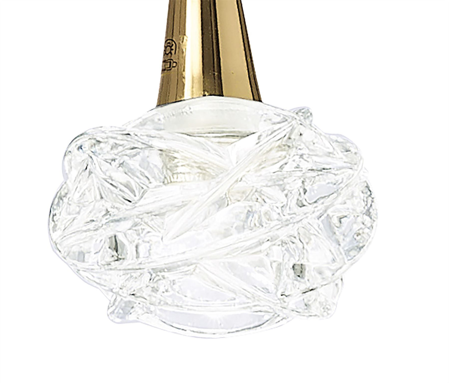 Mantra Maremagnum 12cm Pendant 1 Light G9, French Gold