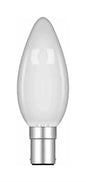 Luxram Candle 35mm B15D Opal 25W Incandescent/T Incandescent