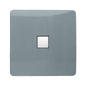 Trendi Switch 1 Gang RJ45 Cat 6 Modern Designer PC Ethernet Socket in Cool Grey