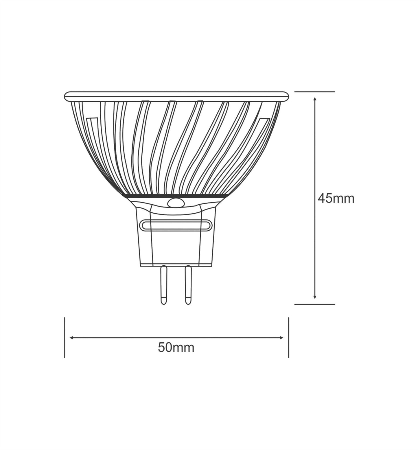 Luxram Halogen Extra MR16 Gu5.3 12V 24° 50W Halogen