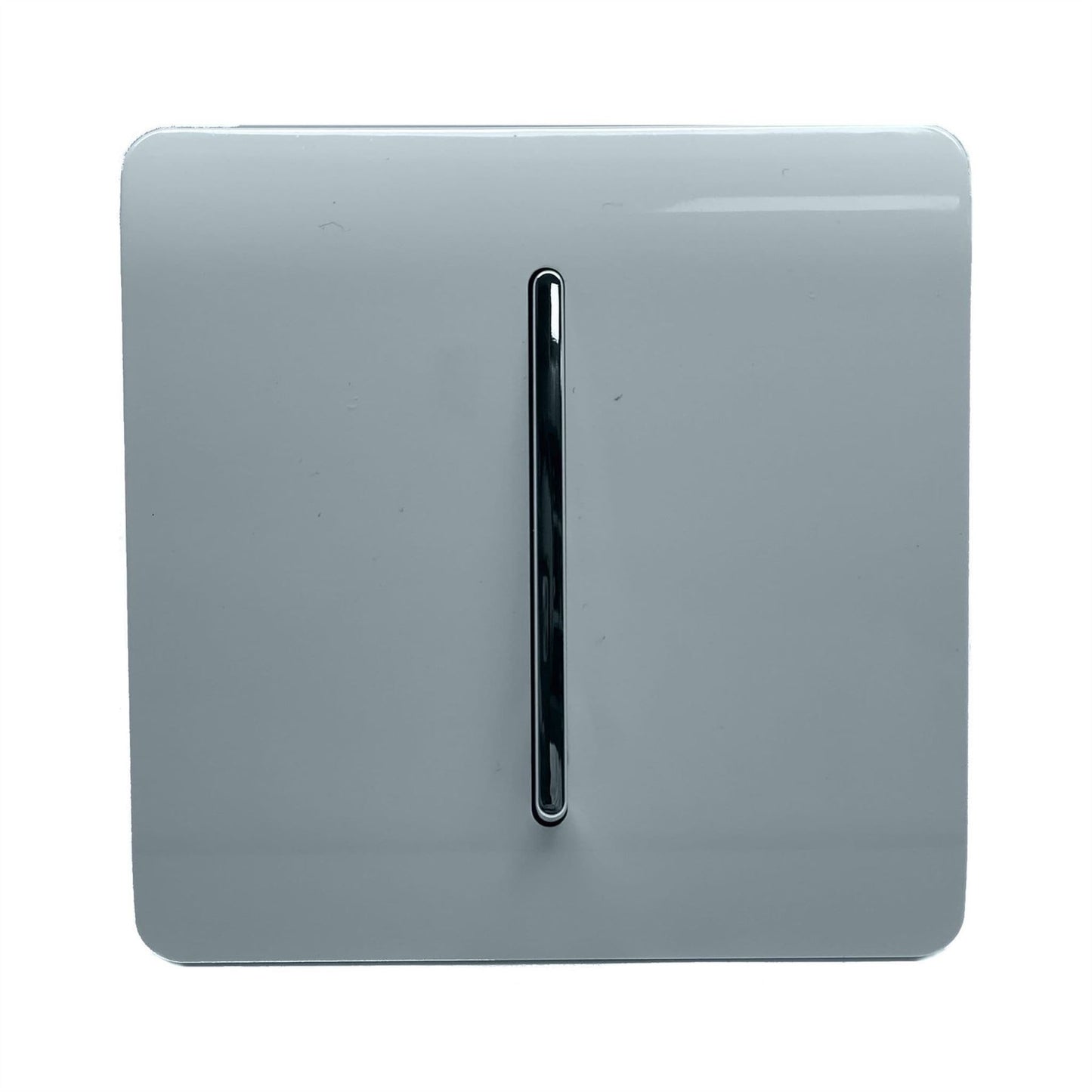 Trendi Artistic Modern Glossy Tactile Auto Retractive Door Bell Switch Cool Grey
