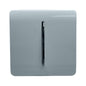 Trendi Artistic Modern Glossy Tactile Auto Retractive Door Bell Switch Cool Grey