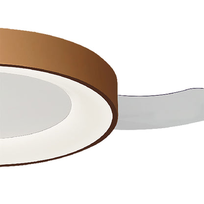 Niseko Fan M 49cm 50W LED Dimmable Ceiling Light With Built-In 30W DC Fan, 2700-5000K Remote Control, 5500lm, Gold/Black, 5yrs Warranty