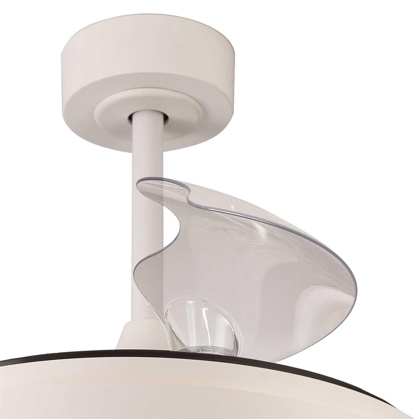 Mistral 51cm 50W LED Dimmable Ceiling Light With Built-In 28W DC Fan, 3000-6500K Remote Control, 3200lm, White, 5yrs Warranty