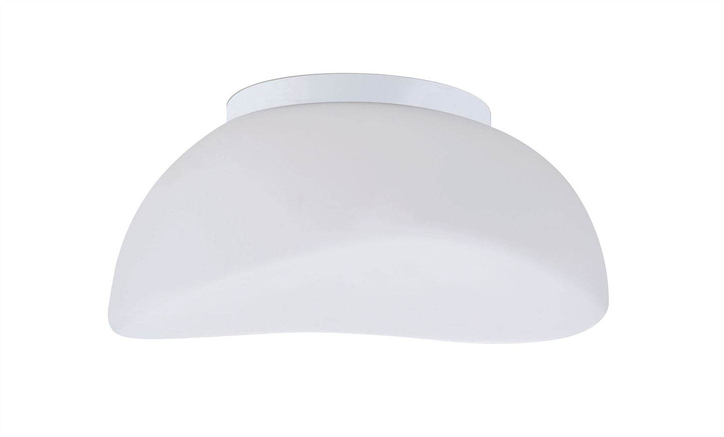 Mantra M4896 Opal Ceiling 3 Light E27, Polished Chrome/Frosted White Glass