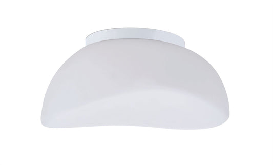 Mantra M4896 Opal Ceiling 3 Light E27, Polished Chrome/Frosted White Glass
