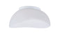 Mantra M4896 Opal Ceiling 3 Light E27, Polished Chrome/Frosted White Glass