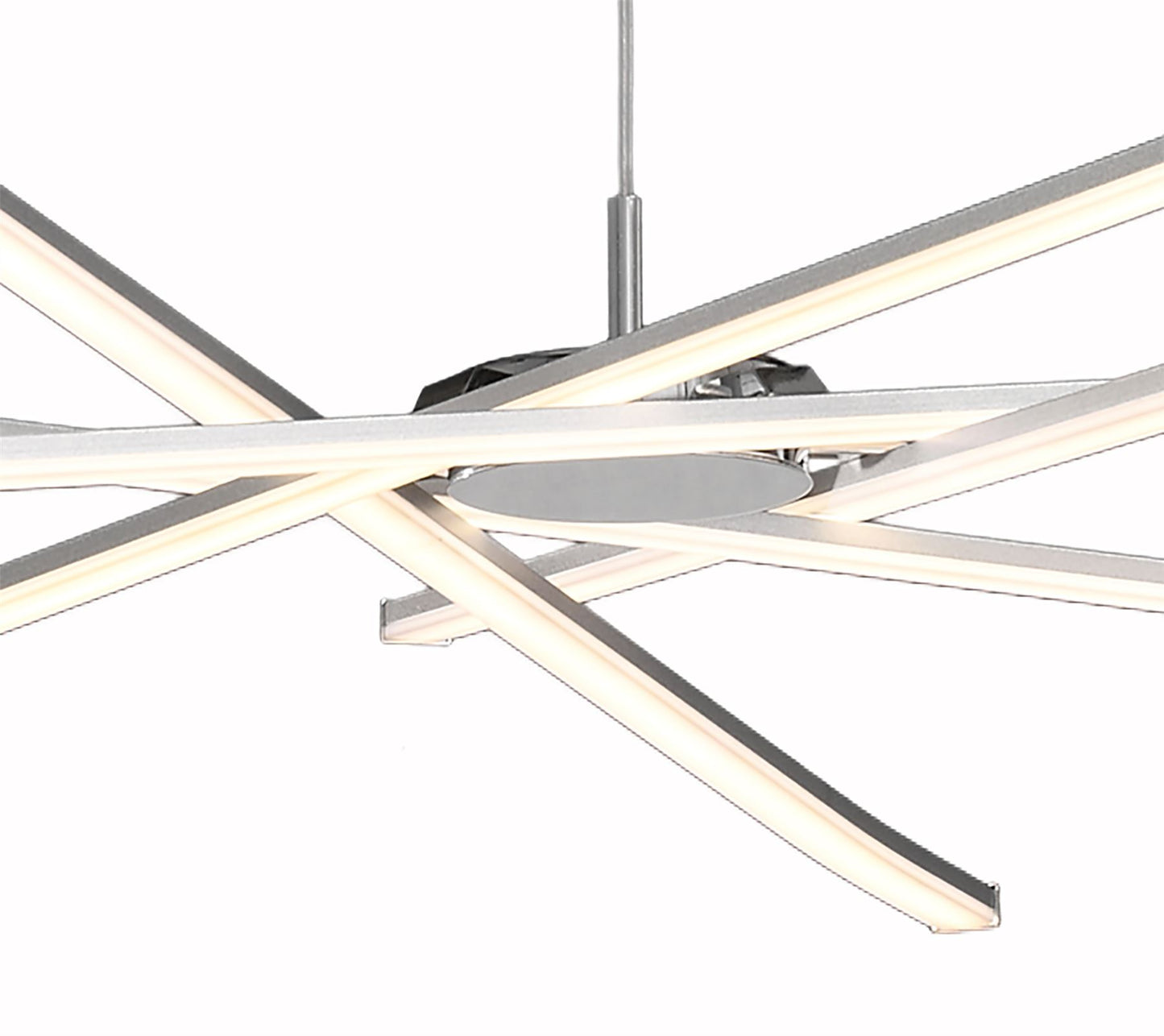 Mantra M5911 Star LED Pendant 100cm Round 60W 3000K, 4800lm, Dimmable Silver/Frosted Acrylic/Polished Chrome, 3yrs Warranty