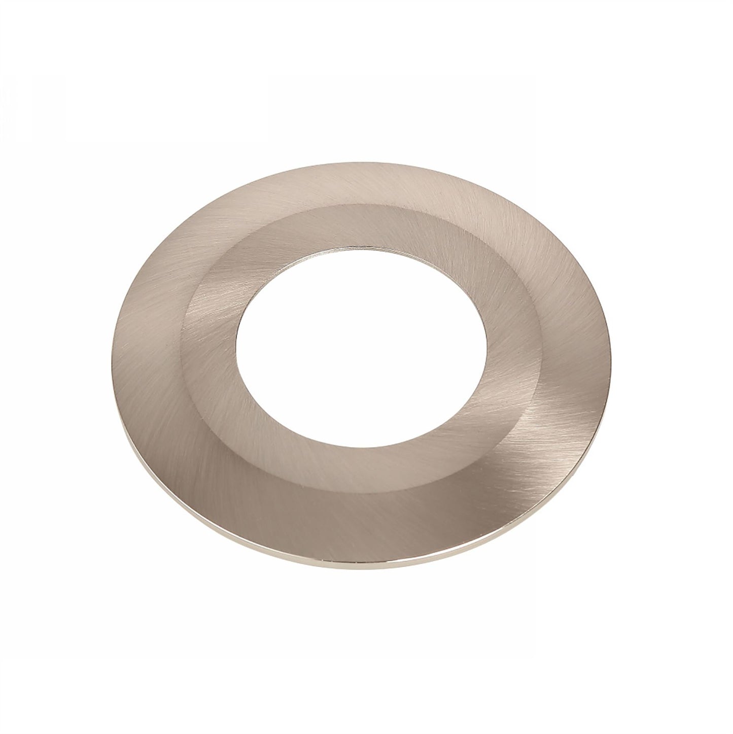 Dlux Bazi, Satin Nickel Aluminum Ring, 80mm x 4mm, 5 yrs Warranty Recessed