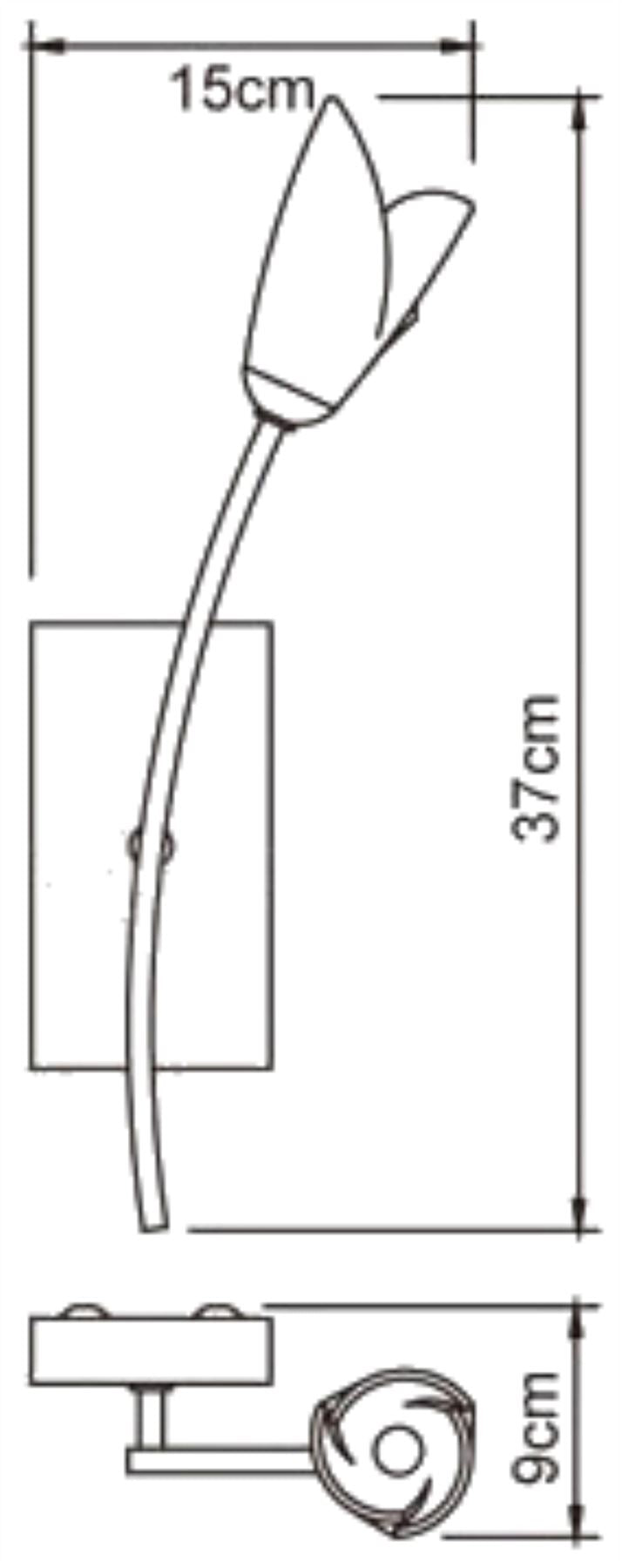 Mantra Pietra Wall Light Switched 1 Light G9, Antique Brass