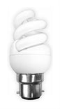 Luxram Super Mini Sup Spiral Super Mini Supreme Spiral B22 11W 2700K Compact Fluorescent Compact