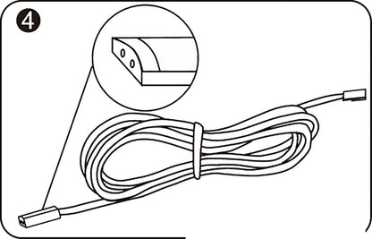 Techtouch Fluid Driver Connecting Cable Single Colour 2.5m
