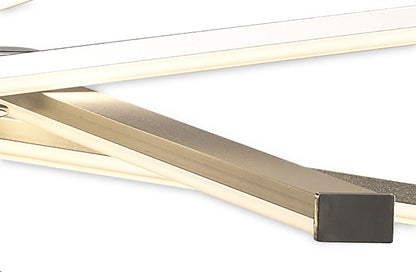 Mantra M5915 Star LED Pendant 69cm Round 42W 3000K, 3700lm, Silver/Frosted Acrylic/Polished Chrome, 3yrs Warranty