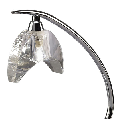 Mantra M1458 Eclipse Table Lamp 1 Light G9 Small, Polished Chrome