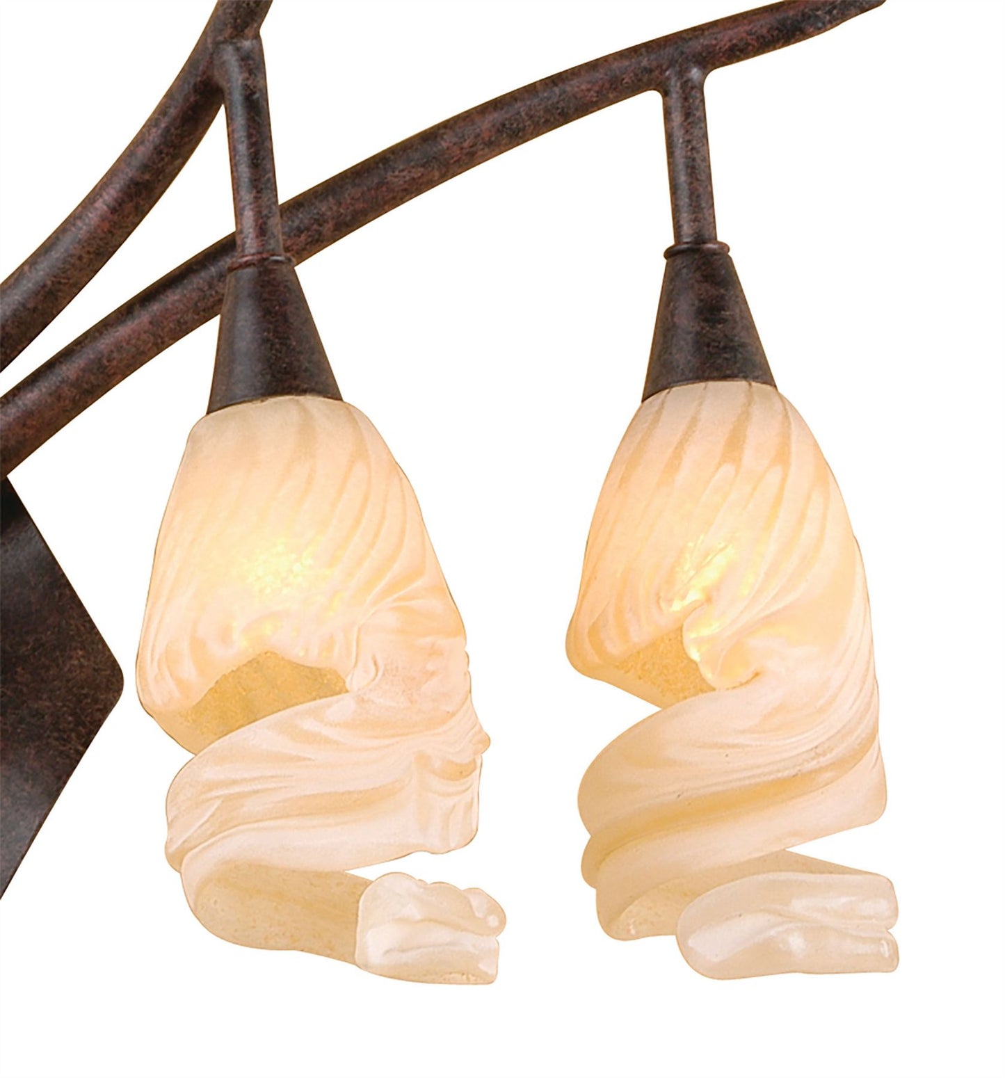 Mantra (0017 005) Gaudi Wall Light Right Switched 2 Light G9, Brown/Black Oxide