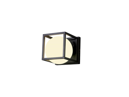 Mantra Desigual Medium Wall Light, 1 Light E27, Matt Black