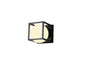 Mantra Desigual Medium Wall Light, 1 Light E27, Matt Black