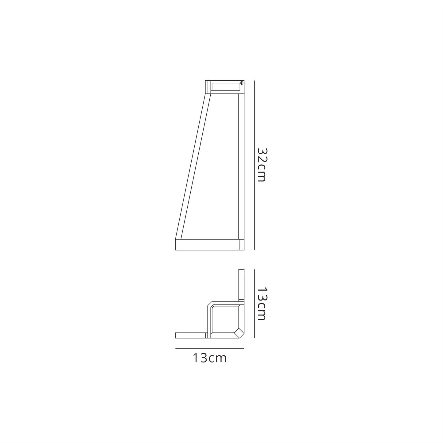 Mantra Minimal Table Lamp, 5W LED, 3000K, 375lm, Black, 3yrs Warranty