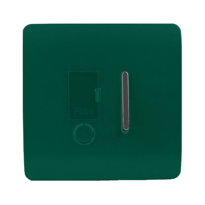 Trendi Artistic Modern Glossy Tactile Fused Spur Switch Dark Green