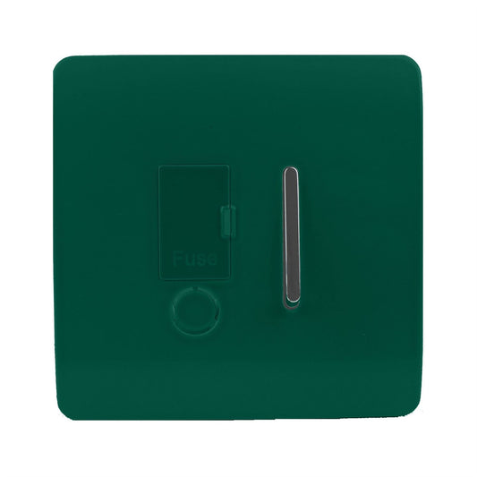 Trendi Artistic Modern Glossy Tactile Fused Spur Switch Dark Green