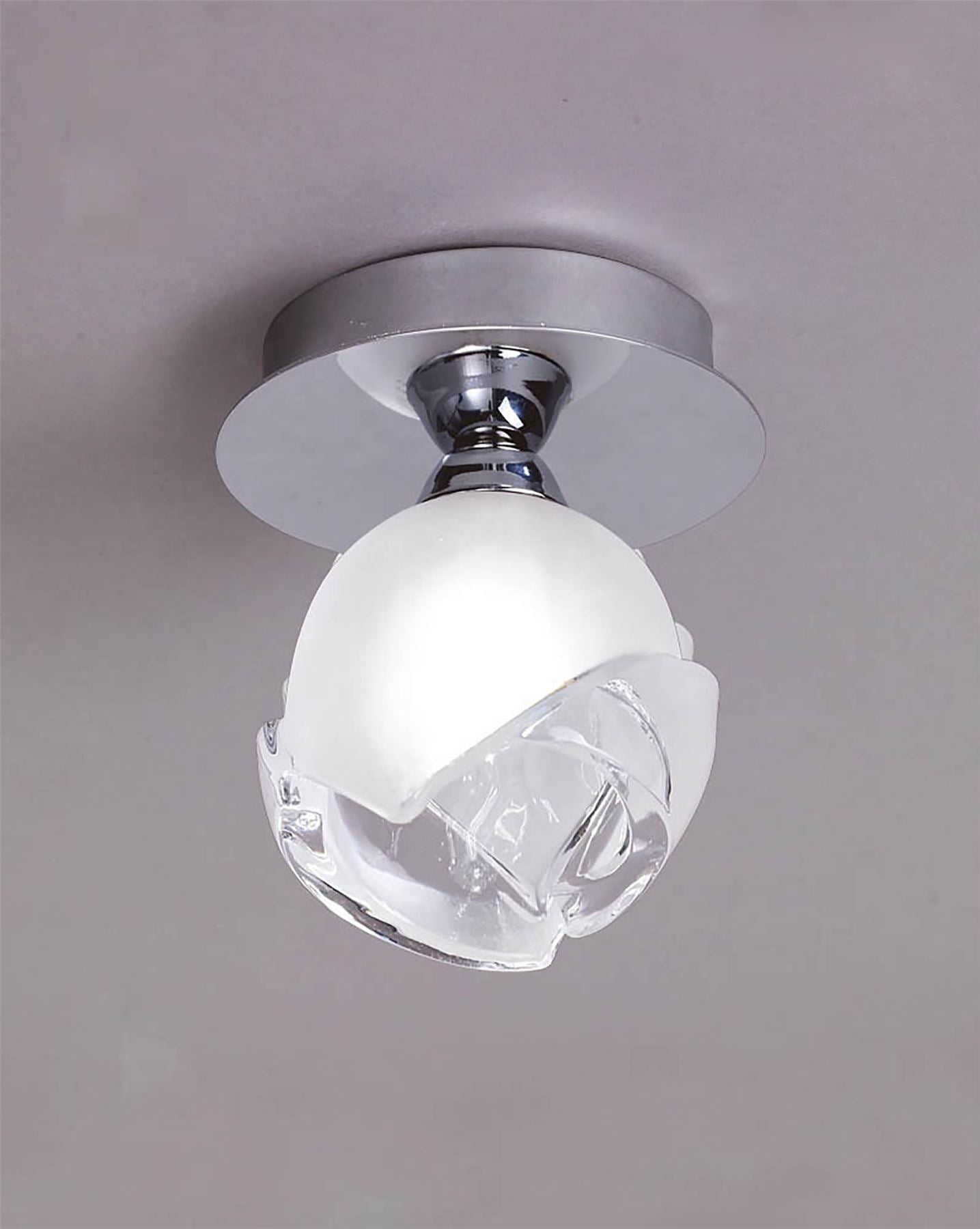 Mantra M0812 Fragma Ceiling 1 Light G9, Polished Chrome