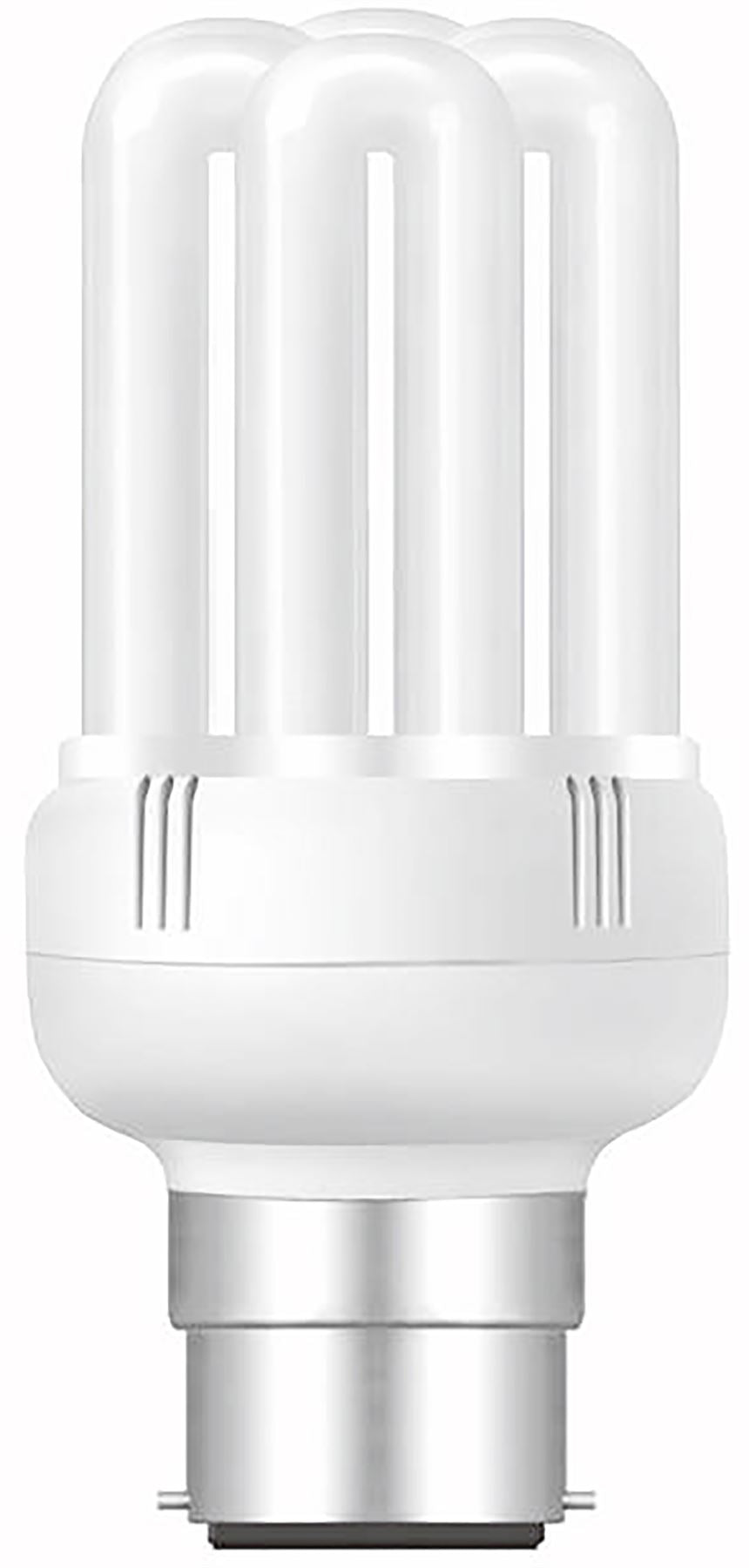 Luxram Super Mini 6U Supermini 6U B22 2700K 20W Compact Fluorescent Compact
