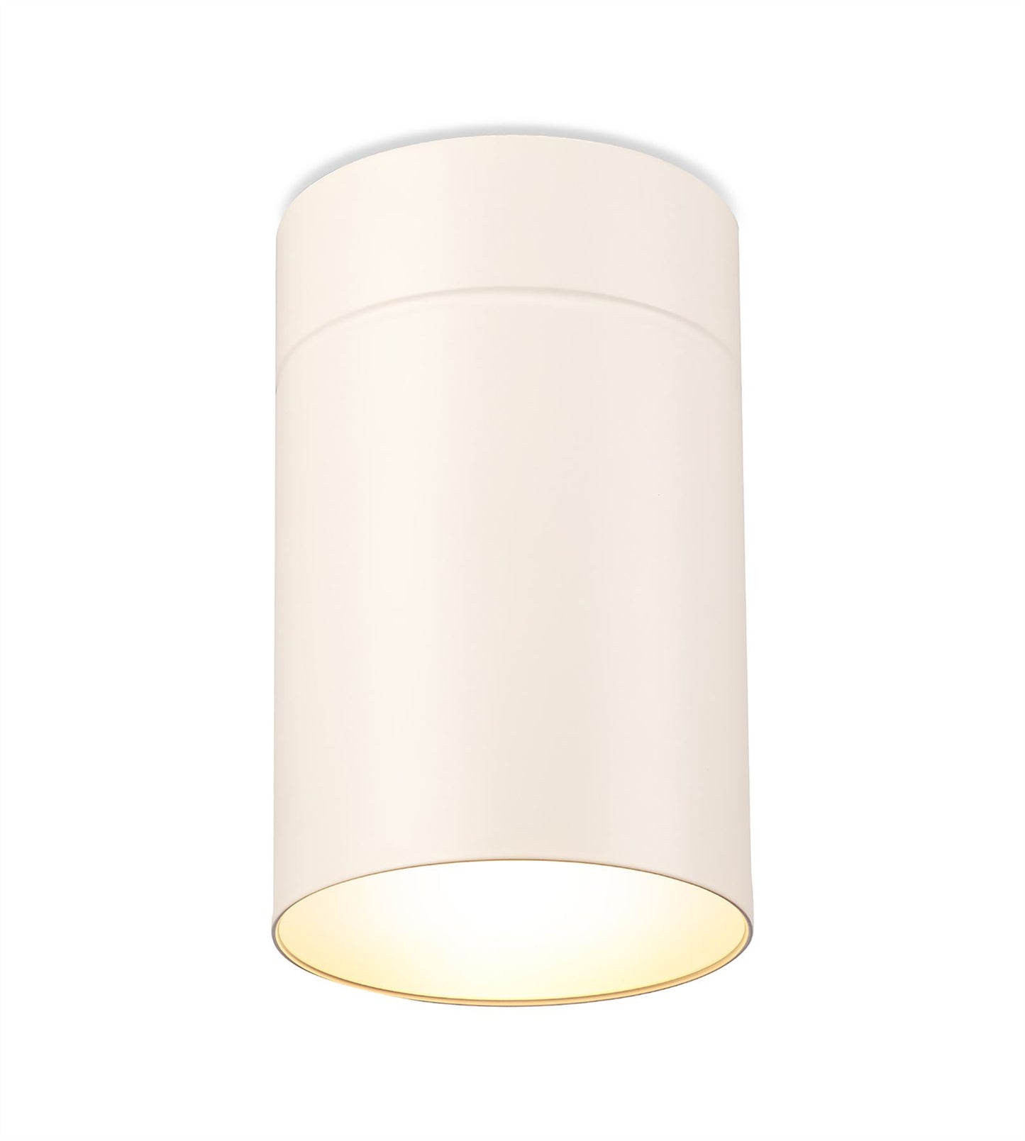 Mantra Fusion M5626 Aruba Flush Large 12cm Round 1 x E27, Matt White - M5626 Ceiling