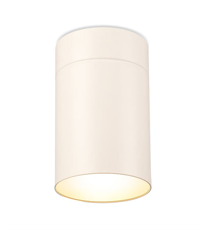 Mantra Fusion M5626 Aruba Flush Large 12cm Round 1 x E27, Matt White - M5626 Ceiling