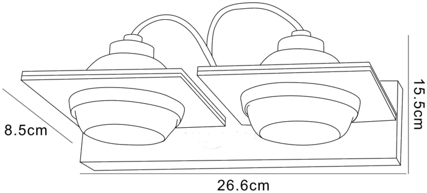 Mantra (0040 006) Ull Wall Light 2 Light G9 Silver Grey