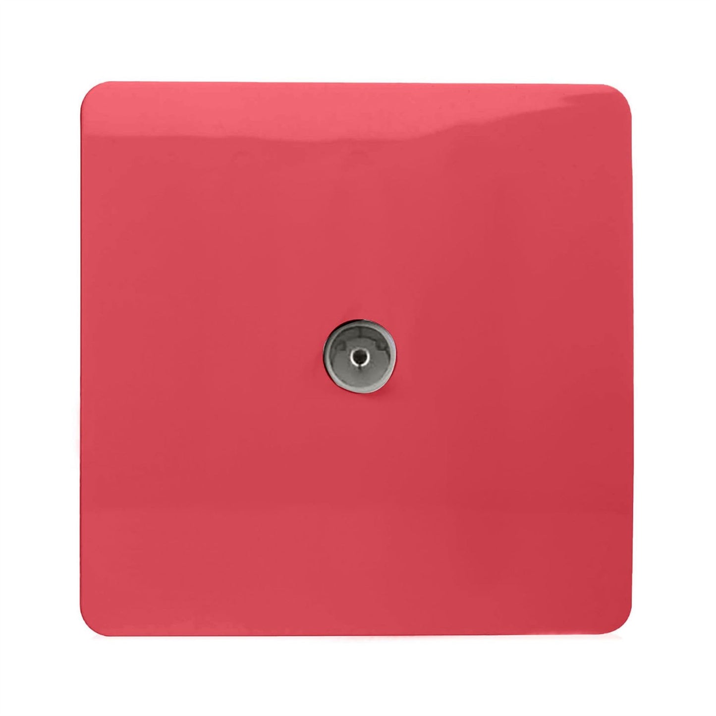 Trendi Artistic Modern Glossy Tactile TV Socket Strawberry