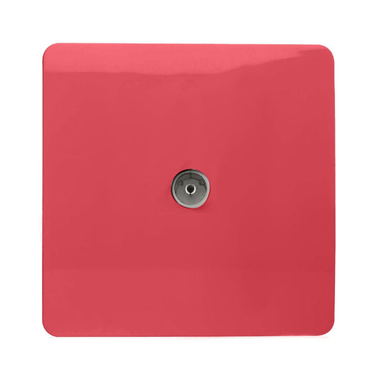 Trendi Artistic Modern Glossy Tactile TV Socket Strawberry