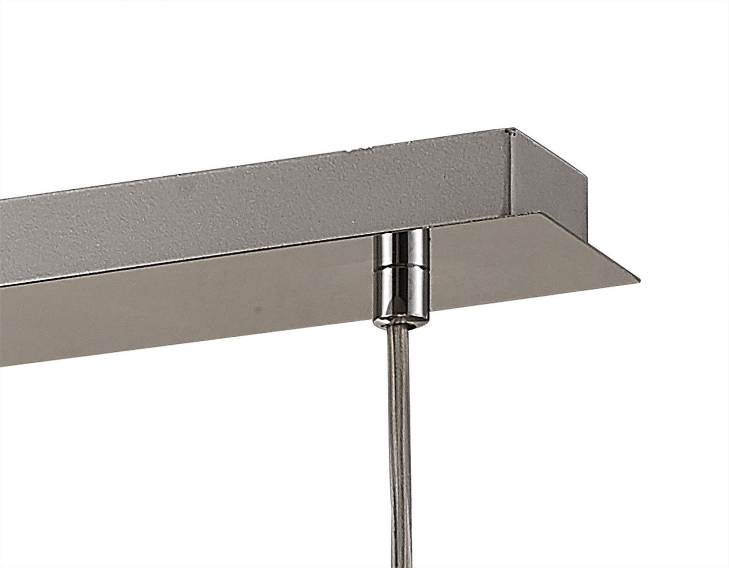 Deco Charon Circle Pattern Pendant 3 Light E27 Linear Polished Chrome