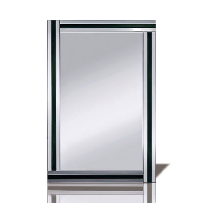 Diyas Home Armonie 120cm x 80cm Triple Strip Detailed Mirror (Pallet Shipment Only, Additional Charges May Apply.) Item Weight: 16kg Mirrors
