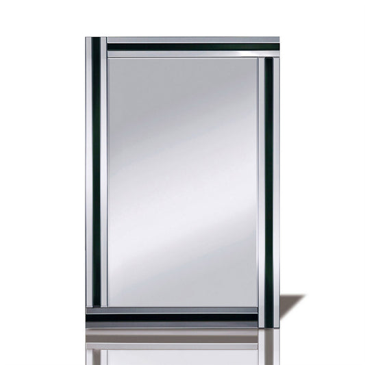 Diyas Home Armonie 120cm x 80cm Triple Strip Detailed Mirror (Pallet Shipment Only, Additional Charges May Apply.) Item Weight: 16kg Mirrors
