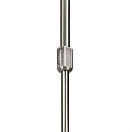 Mantra Alaska GU10 64cm Pendant Convertible To Semi Flush 6 Light L1/SGU10, Satin Nickel, CFL Lamps INCLUDED