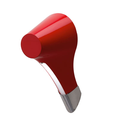 Mantra M1567 Ora Wall Light 1 Light E27, Gloss Red/White Acrylic/Polished Chrome
