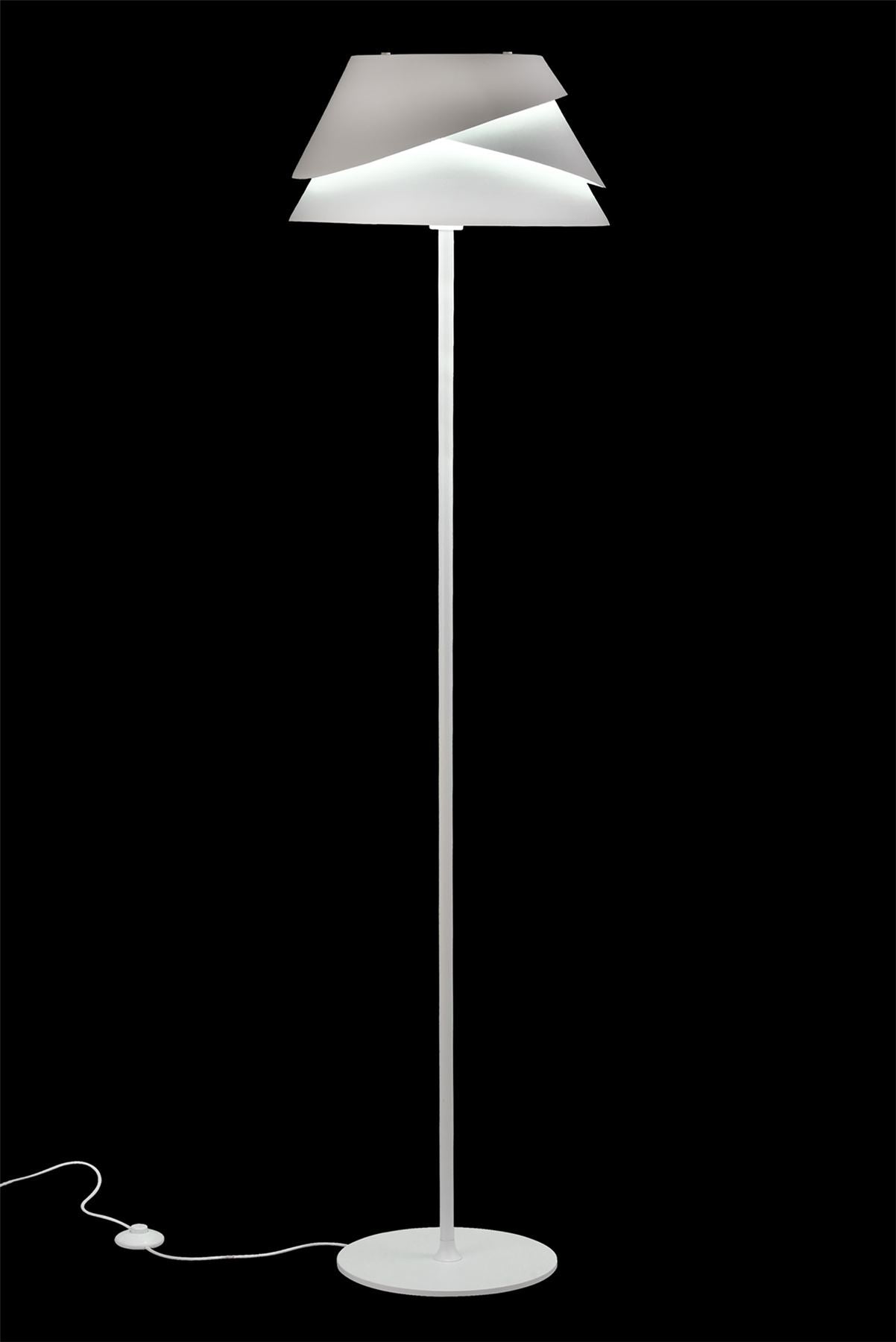 Mantra M5864 Alboran Floor Lamp 1x40W (No Inc), Alumimium/Iron