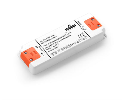 Snappy SS, 30W, Constant Voltage Non Dimmable PC LED Driver, 24VDC, IP20, Screw Connection, 3 yrs Warranty.