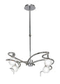 Mantra M0080 Dali Telescopic Pendant Semi Flush Convertible 4 Light G9, Polished Chrome