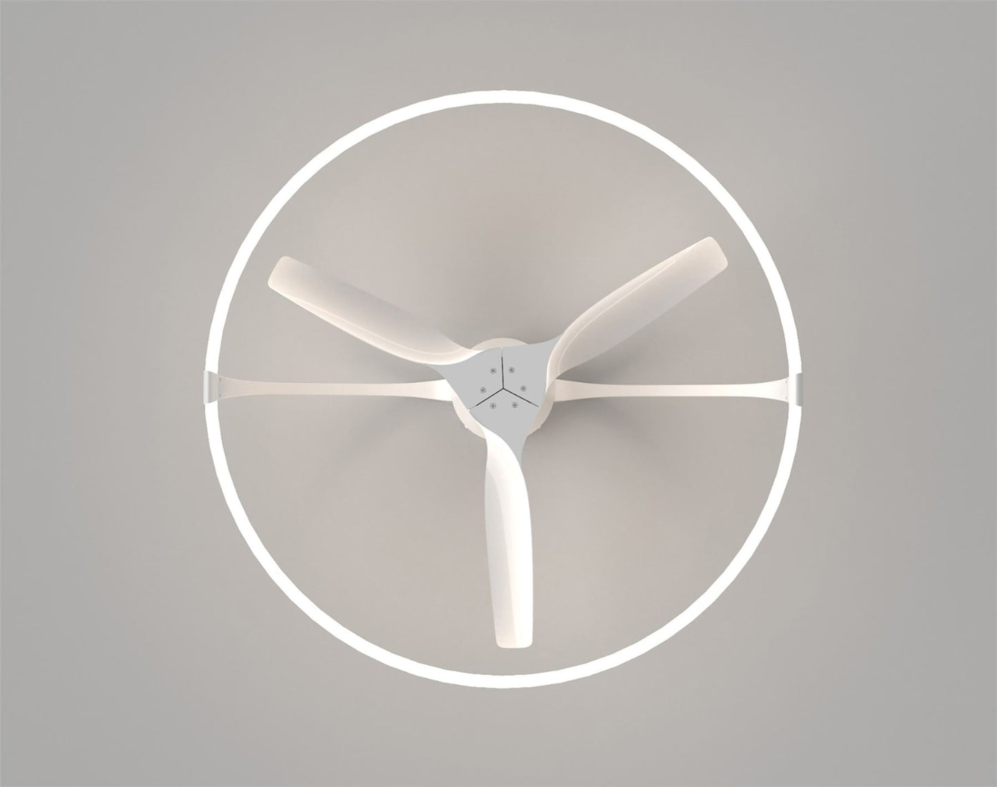 Nepal 105cm 75W LED Dimmable Light With Built-In 35W DC Reversible Fan, White Finish c/w Remote Control, APP & Alexa/Google Voice Control, 7200lm