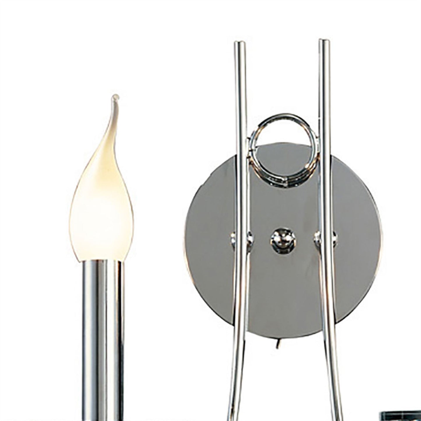 Diyas Danya Wall Light 2 Light E14 Polished Chrome/Crystal
