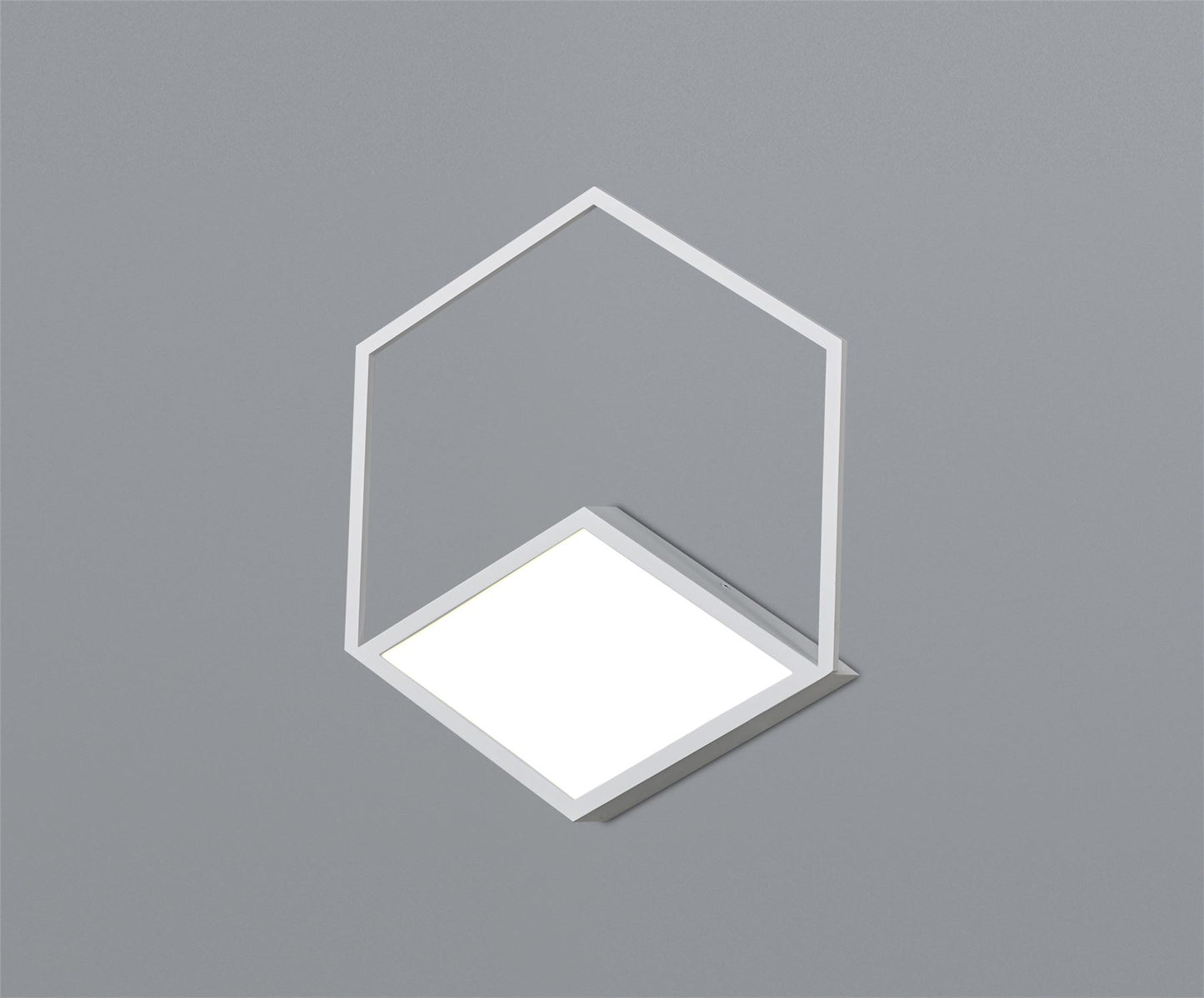Mantra Fusion Kubick Ceiling/Wall Light, 48W LED, 3000K, 2700lm, White, 3yrs Warranty