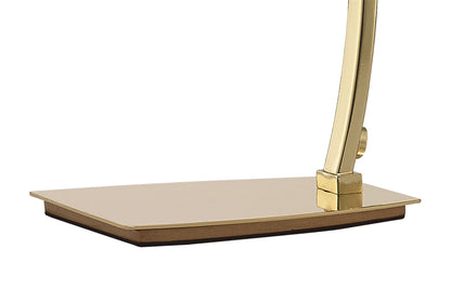 Mantra Zen Table Lamp 1 Light G9, Polished Brass