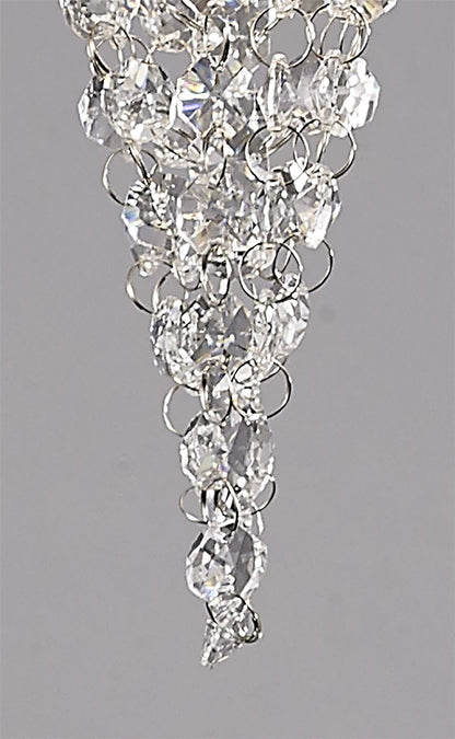 Diyas Camden 10cm Single  1 Light G9 Polished Chrome/Mosaic Glass/Crystal Ceiling Pendant Light Fitting